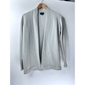 J.CREW COLLECTION Italian Cashmere Cardigan Sweater XXS Front Pockets